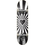 Heart Supply Burst Logo Skateboard - Black