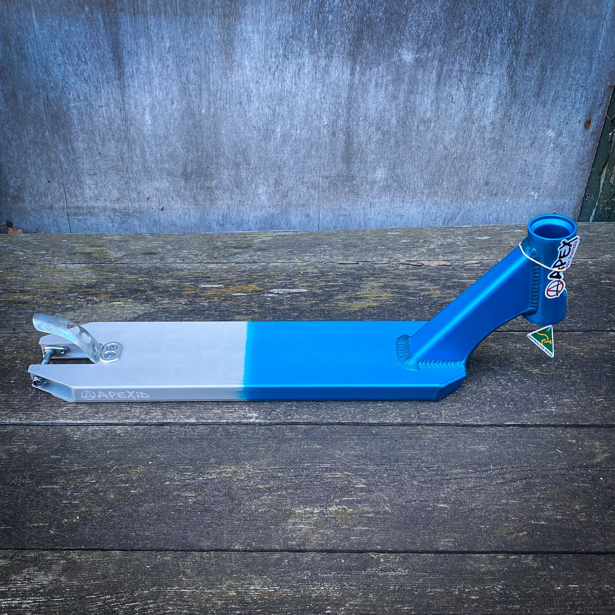 Apex ID Limited 4.5" Kickbike Deck - Blue/Silver