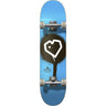 Blueprint Spray Heart V2 Komplet Skateboard - Blå/Vit/Svart