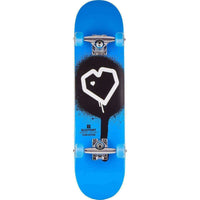 Blueprint Spray Heart Komplett Skateboard - Blå/Svart-ScootWorld.se