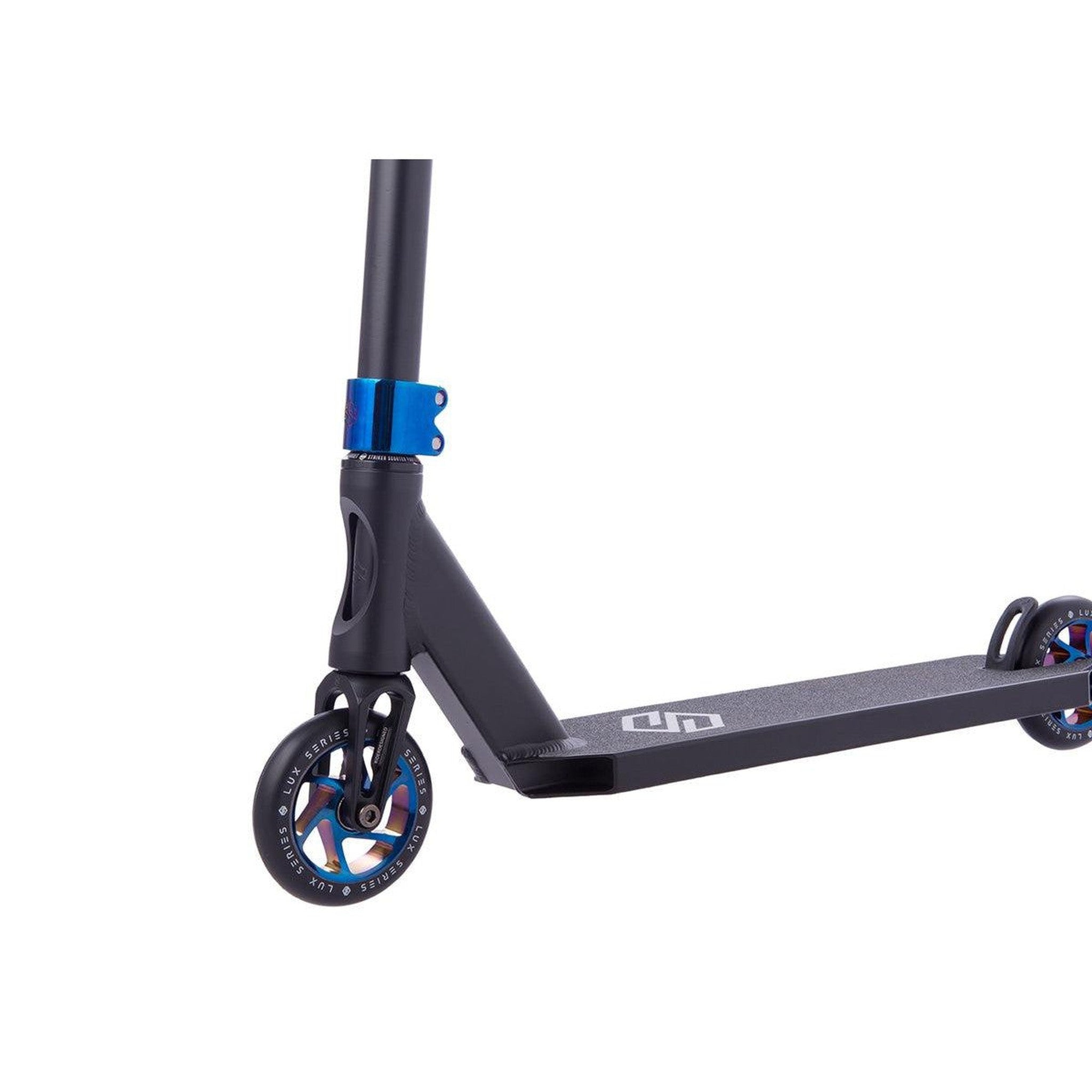 Striker Lux Trick Løbehjul - Black/Blue Chrome-ScootWorld.dk