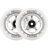 Proto Gripper Kickbike Hjul 2-Pak - Vit/Raw