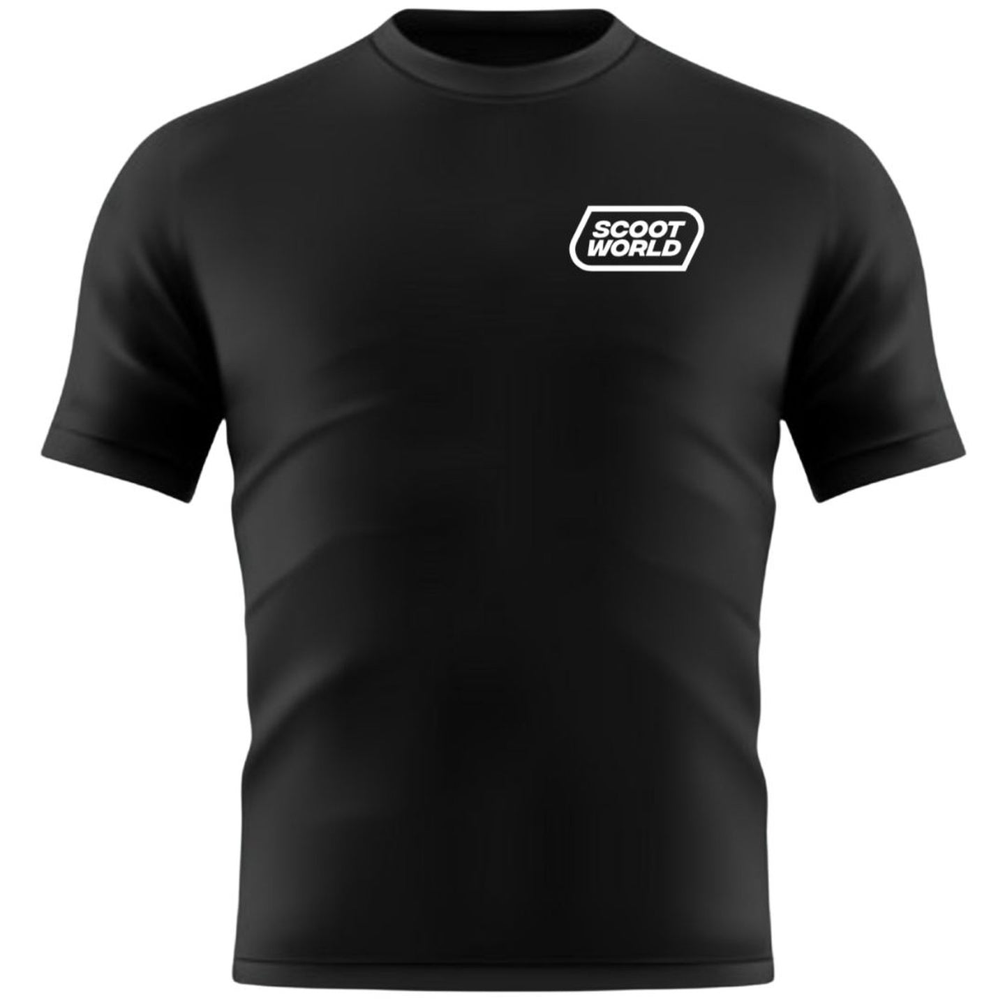 ScootWorld SW Logo Tshirt - Black-Kläder-ScootWorld.se