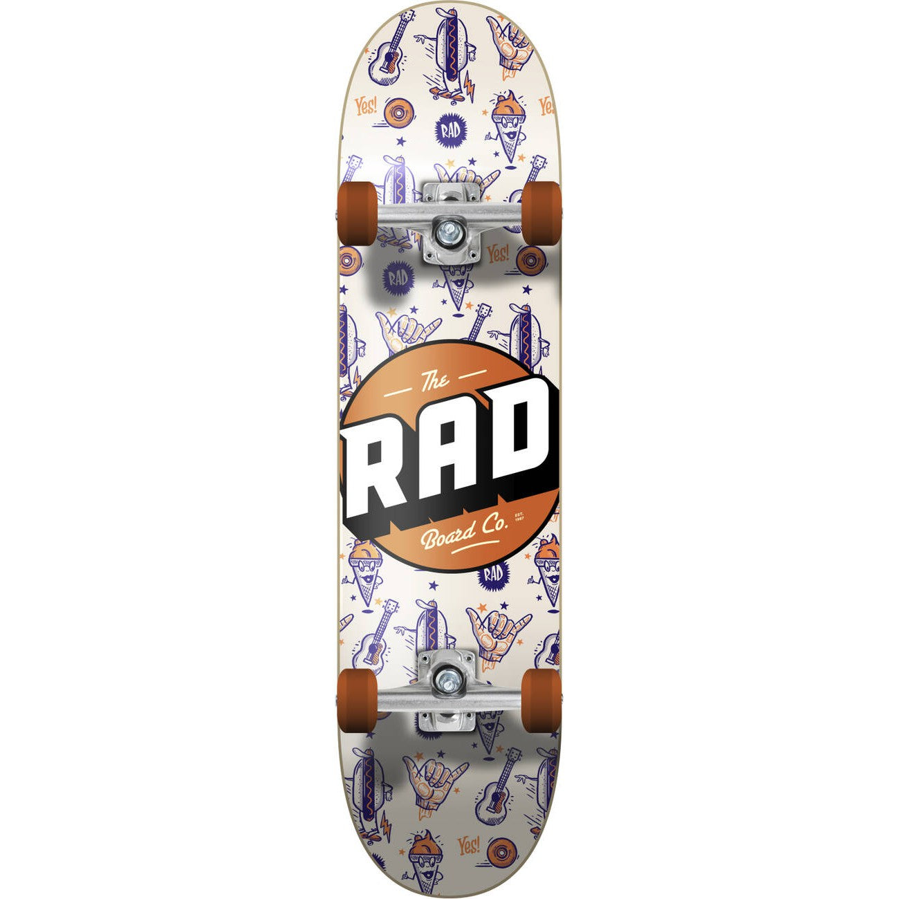 RAD Logo Progressive Skateboard - Wallpaper