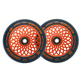 Root ScooterFlow Trick sparkcykel Hjul 110mm 2-pack - Blå/Orange-ScootWorld.se