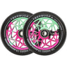 Oath Bermuda 110MM Hjul Till Sparkcykel 2-Pak - Grön/Pink