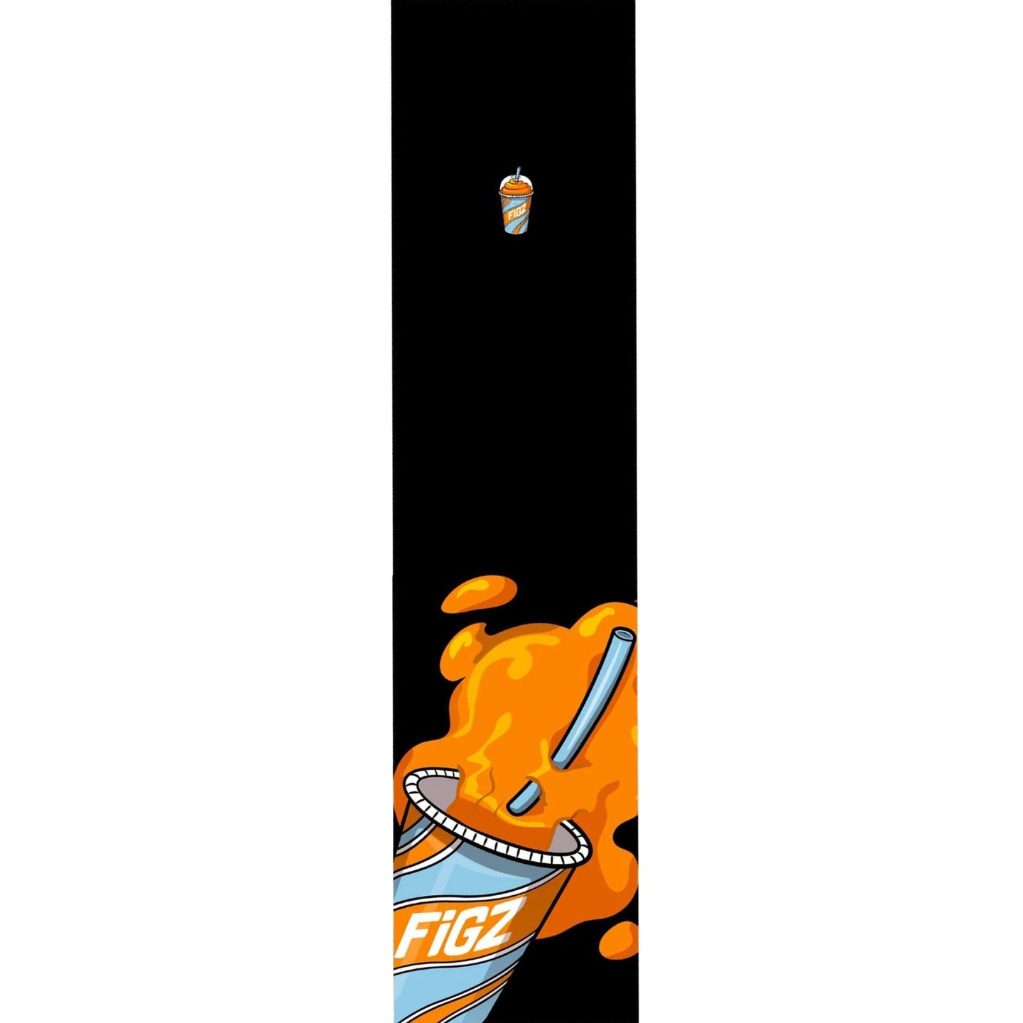 Figz XL Kickbike Griptape - Orange/Blue Slurpee-Griptape till sparkcyklar-ScootWorld.se