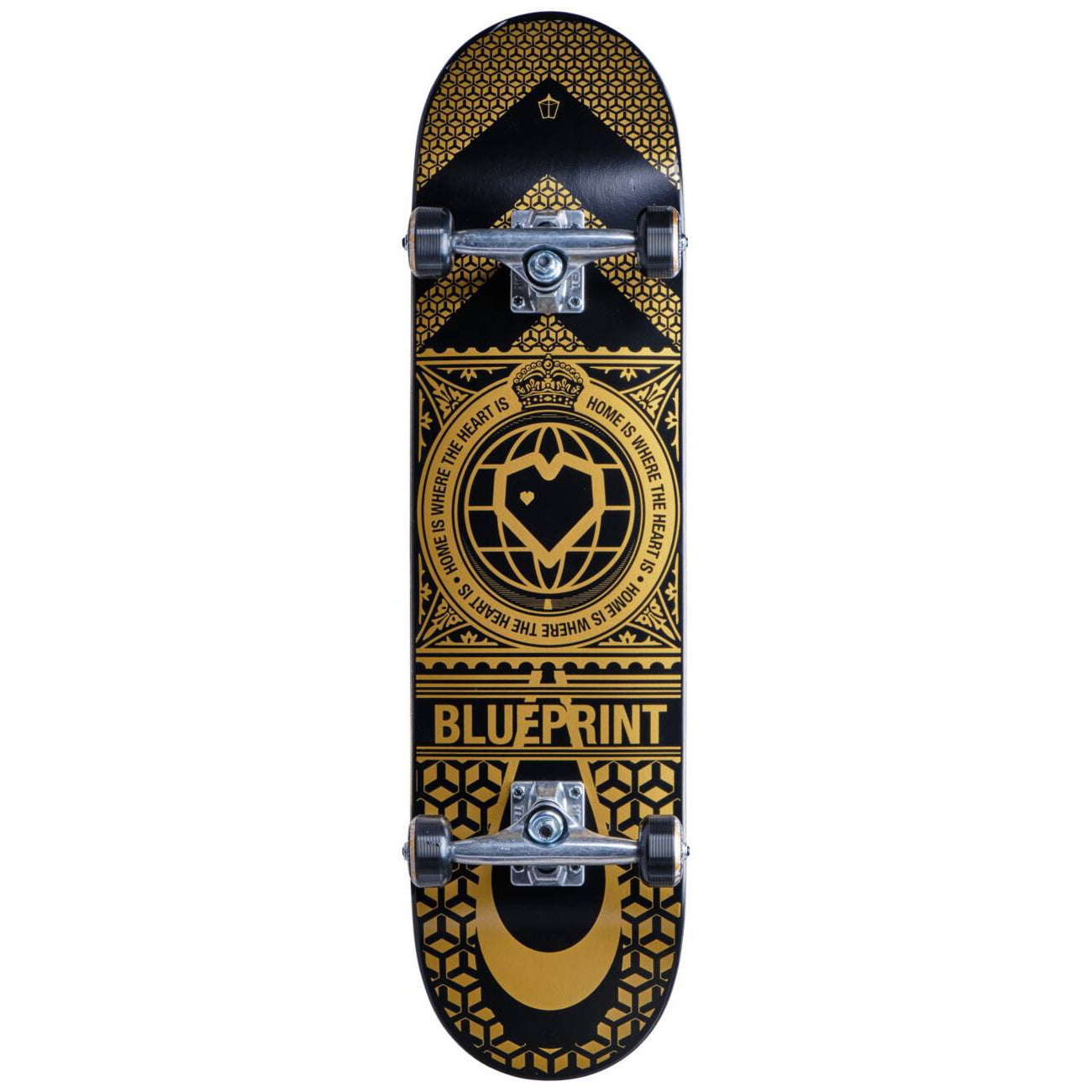 Blueprint Home Heart Complete Skateboard - V2 Black