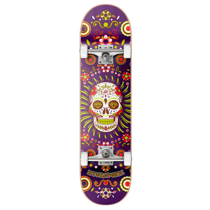 Hydroponic Mexican Complete Skateboard - Purple Skull