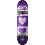 Hearty Supply Quadron Logo Skateboard - Purple