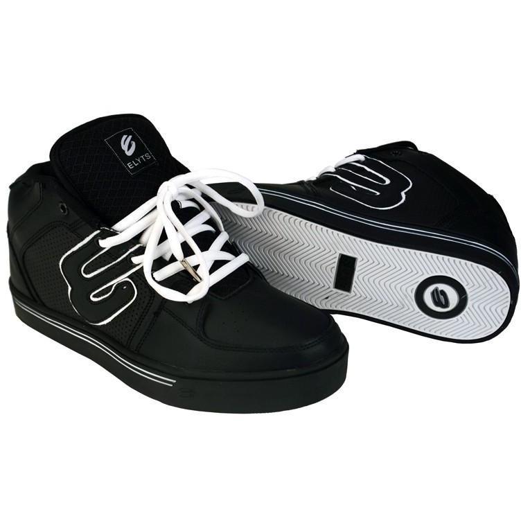 Elyts Mid Top 2 Nubuk Junior Skate Skor - Black-Skate Sko-ScootWorld.se