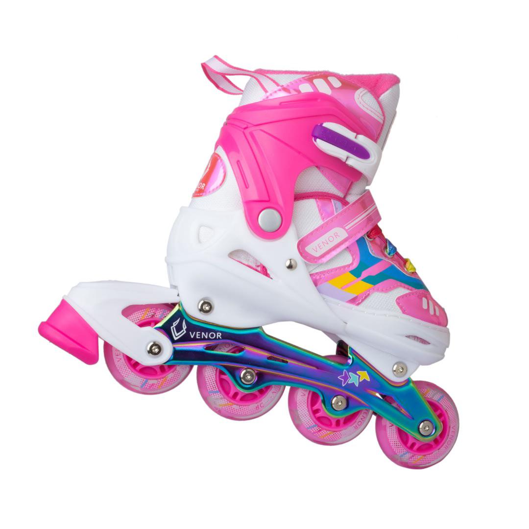 VENOR Ignite LED Inliners - Shiny Pink-Inline skates-ScootWorld.se