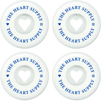 Heart Supply Clean Heart 99A Skateboard Hjul 4-Pak - White/Blue