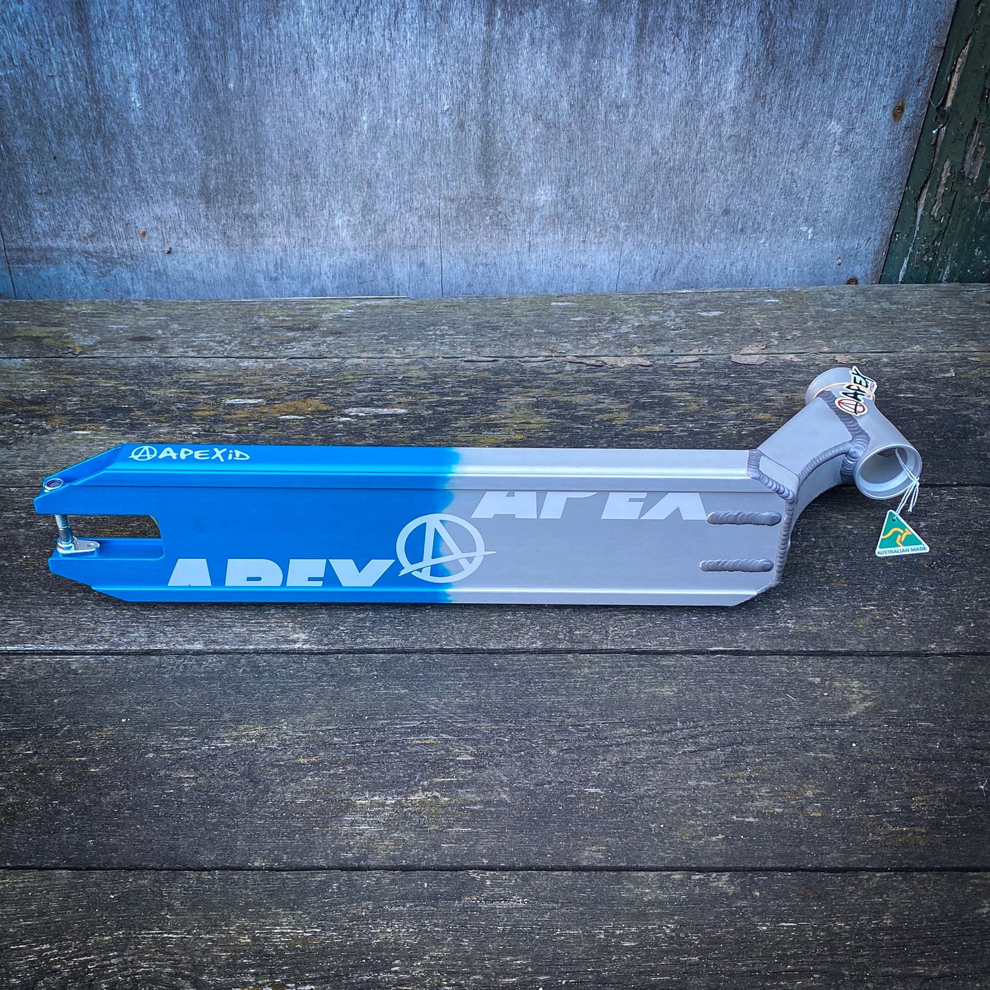 Apex ID Limited 4.5" Kickbike Deck - Silver/Blue