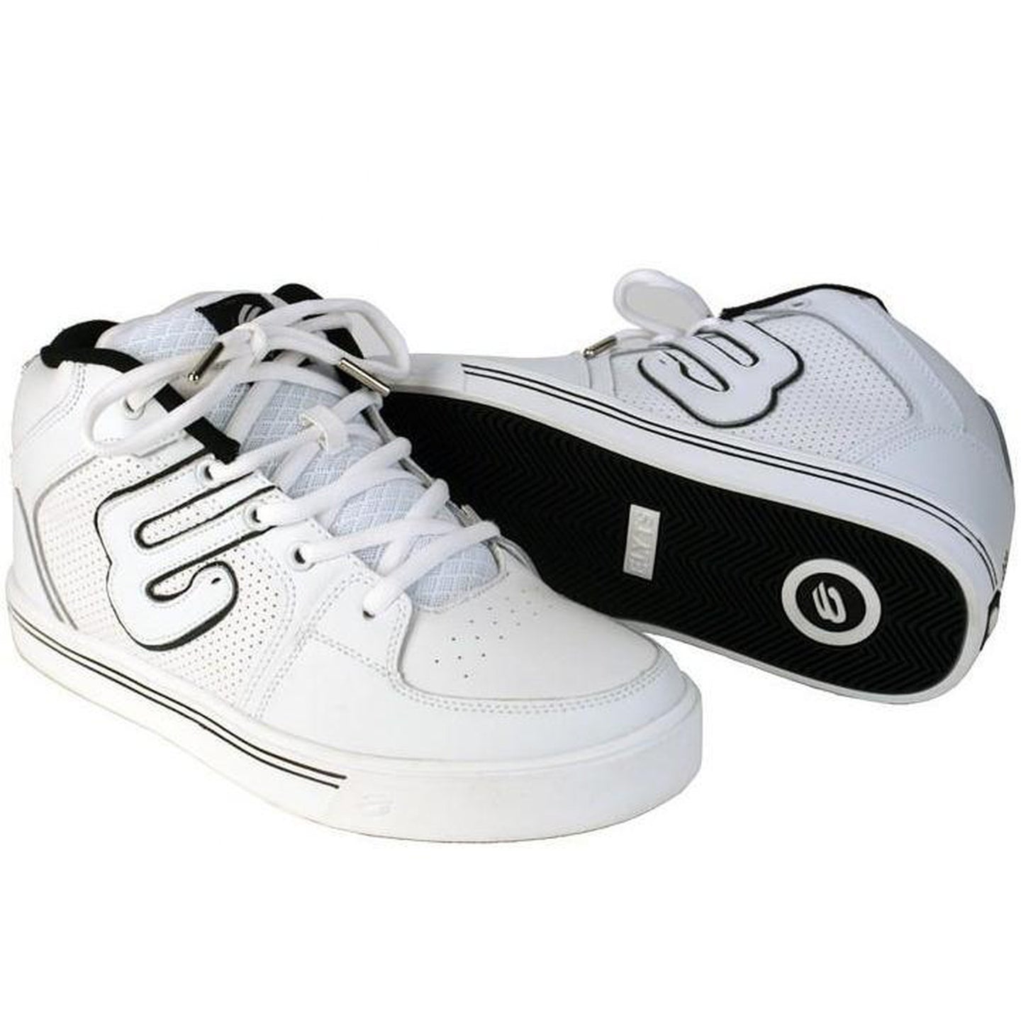 Elyts Mid Top 2 White Action Skate Sko - White-Skate Sko-ScootWorld.se