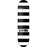 KFD Stripes Skateboard Bräda - White