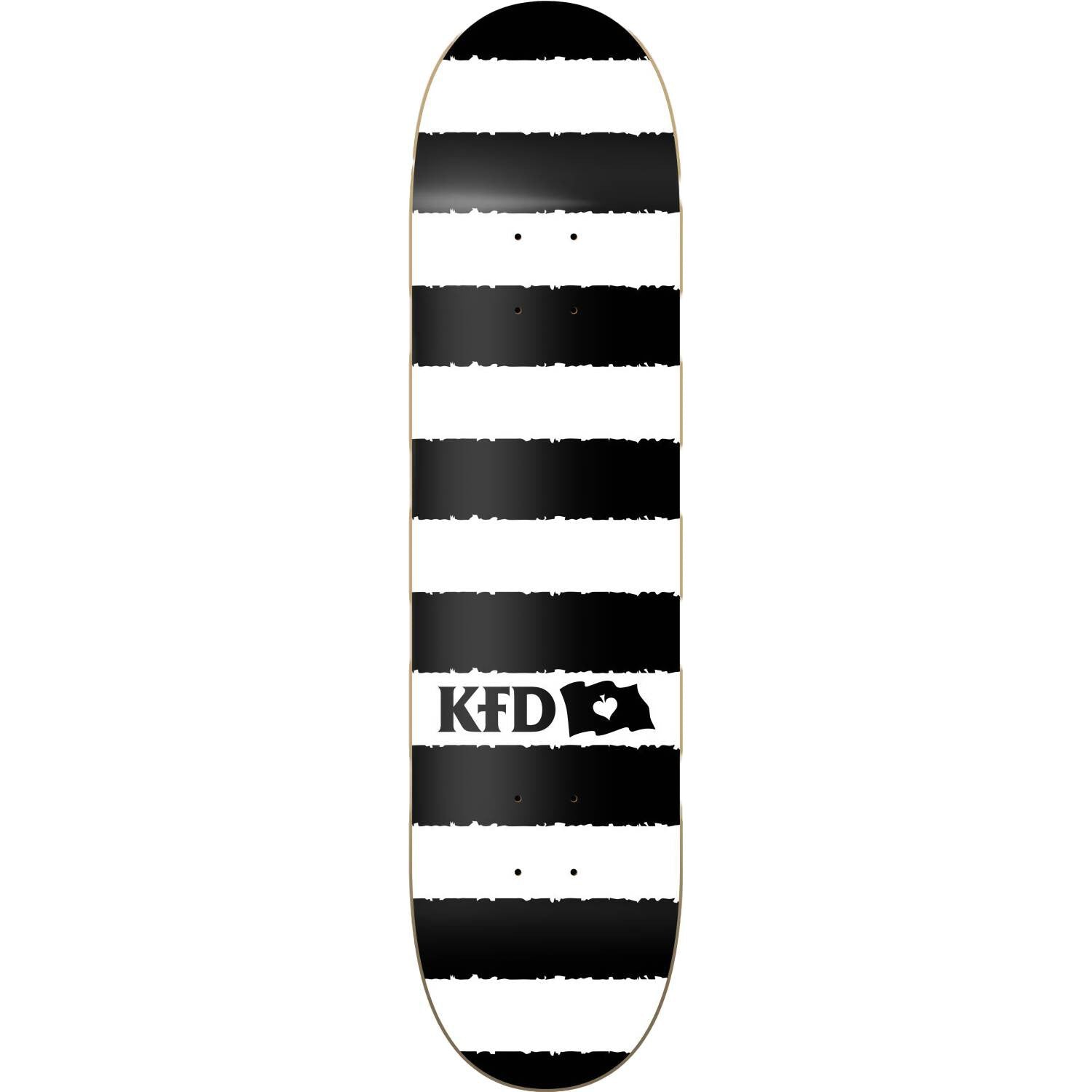 KFD Stripes Skateboard Bräda - White