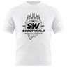 ScootWorld Fire Globe Tshirt - Vit