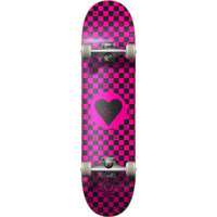 Heart Supply Round Logo Skateboard - Checks