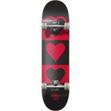 Hearty Supply Quadron Logo Skateboard - Red