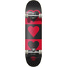 Hearty Supply Quadron Logo Skateboard - Röd