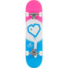 Blueprint Spray Heart V2 Komplet Skateboard - Blå/Vit/Pink
