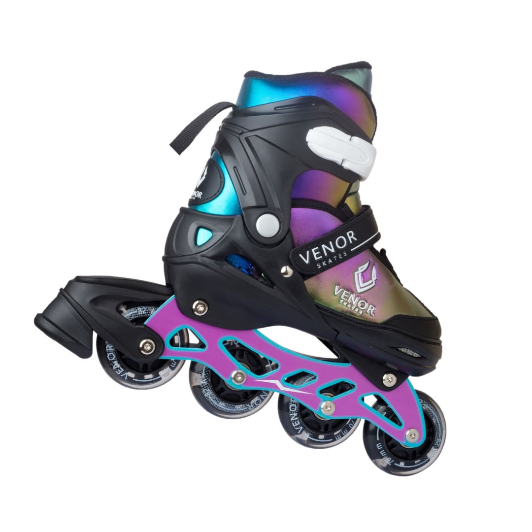 VENOR Ignite LED Inliners - Chameleon Rainbow-Inline skates-ScootWorld.se