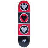 Heart Supply Squadron Skateboard Bräda - Black/Red/White