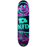 KFD Logo DIY Skateboard Bräda - Purple