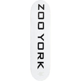 Zoo York Classic Logo Block Skateboard Bräda - White