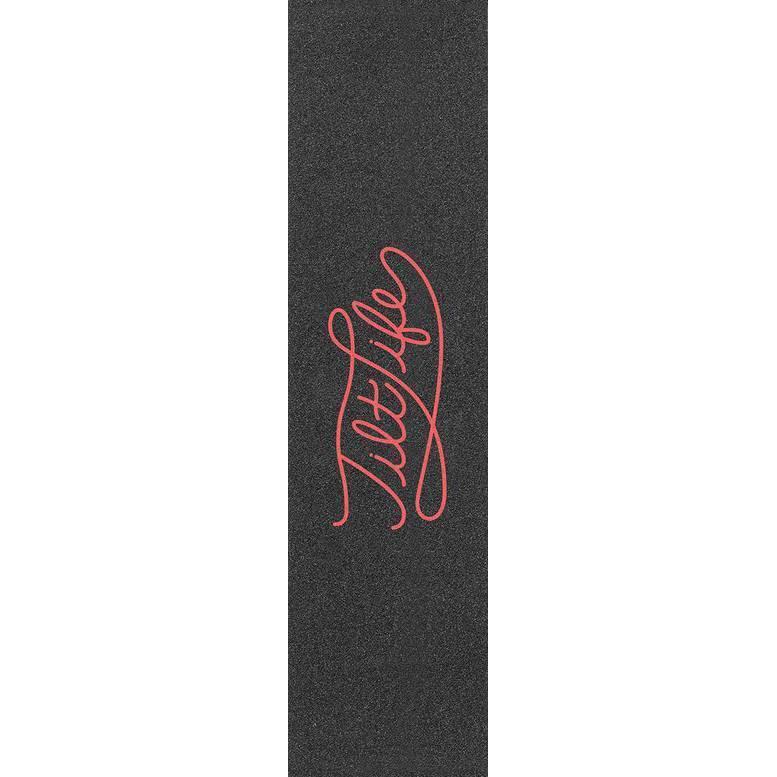 Tilt Capped Script Sparkcykel Griptape - Strawberry Coral