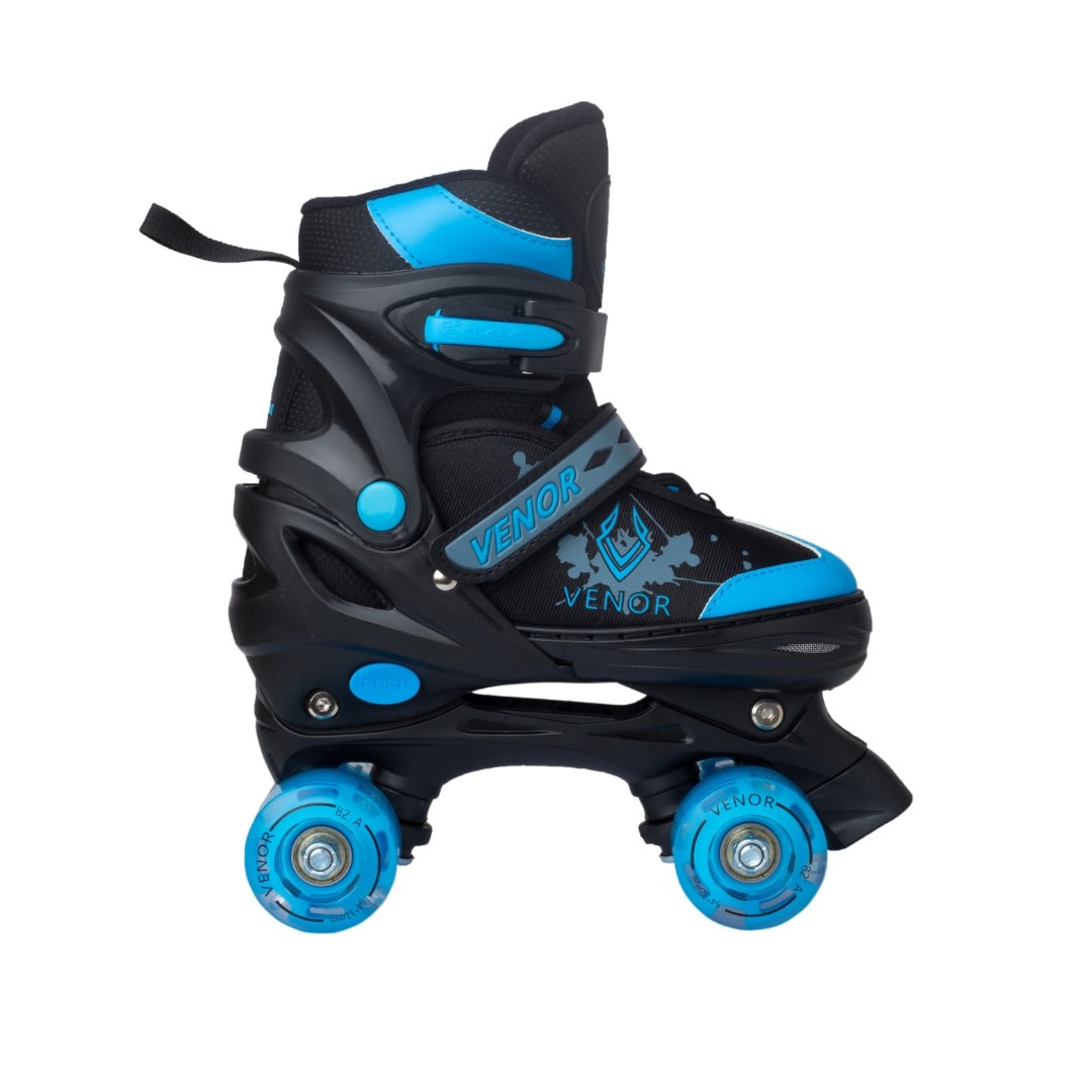 VENOR Ignite LED Side-By-Side Rullskridskor - Black/Blue-Side-by-side Rullskridskor-ScootWorld.se