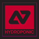 Hydroponic Logo Sticker - Rød