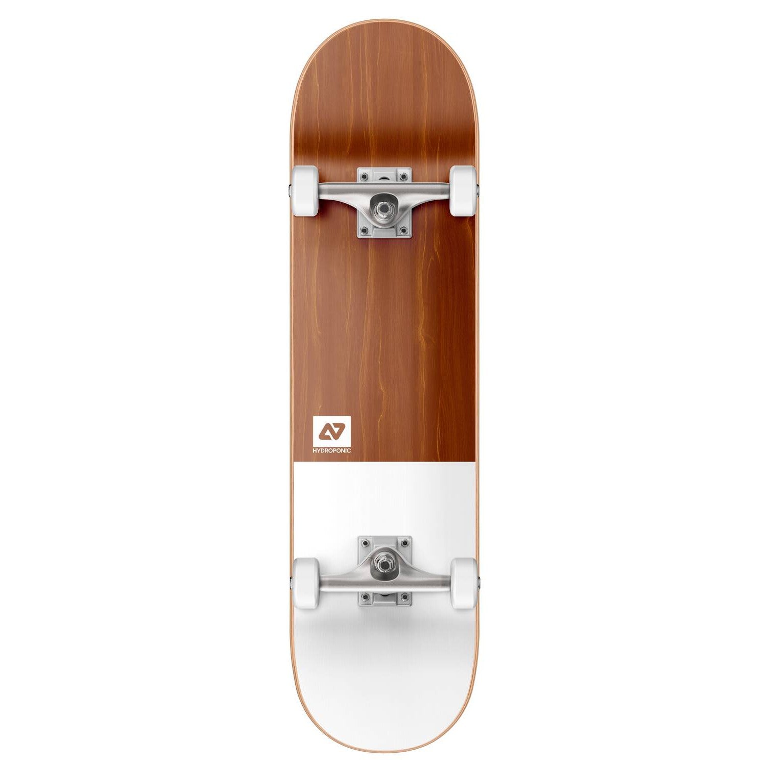 Hydroponic Clean Skateboard - White-brown