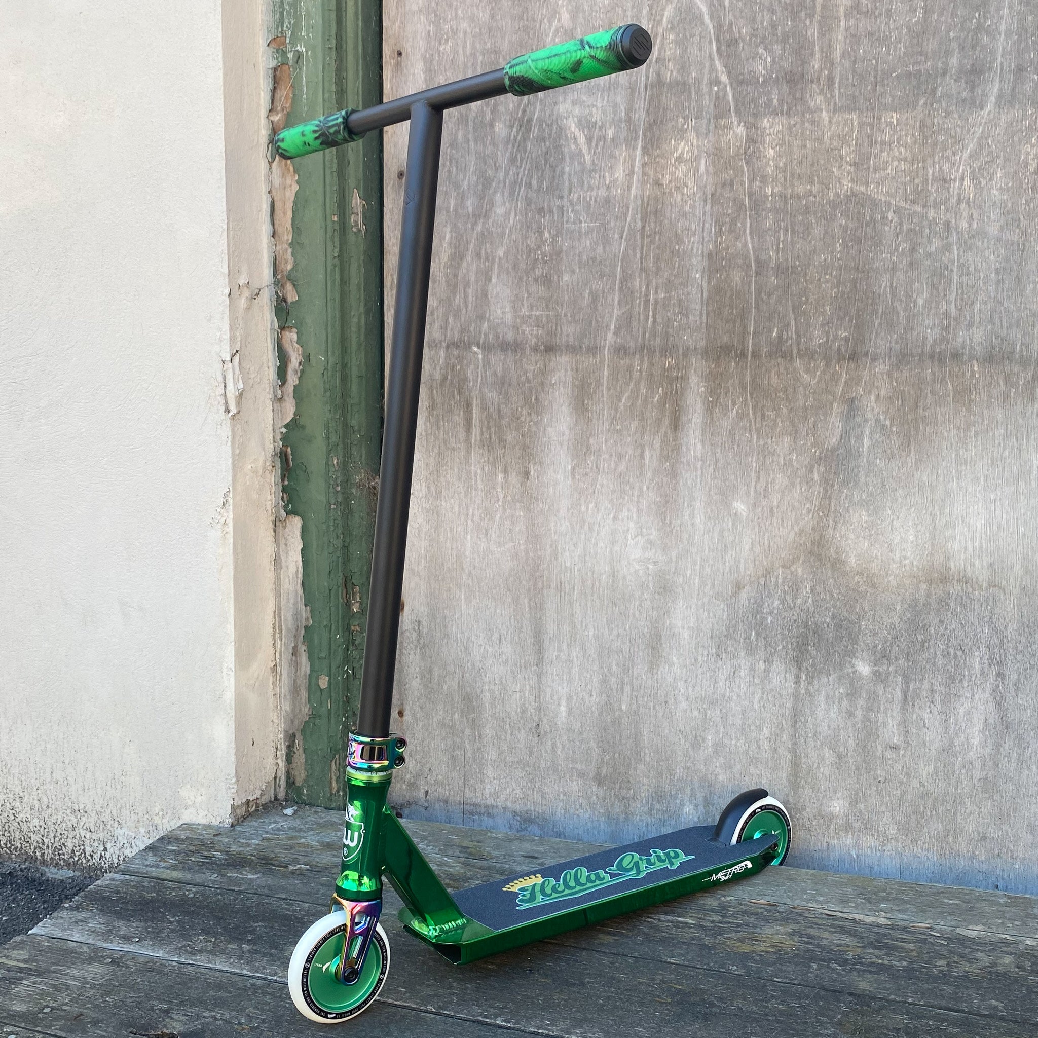 Striker Longway Green Custom Build - Black/Green-ScootWorld.dk