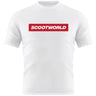 ScootWorld Box Logo Tshirt - Vit/Röd