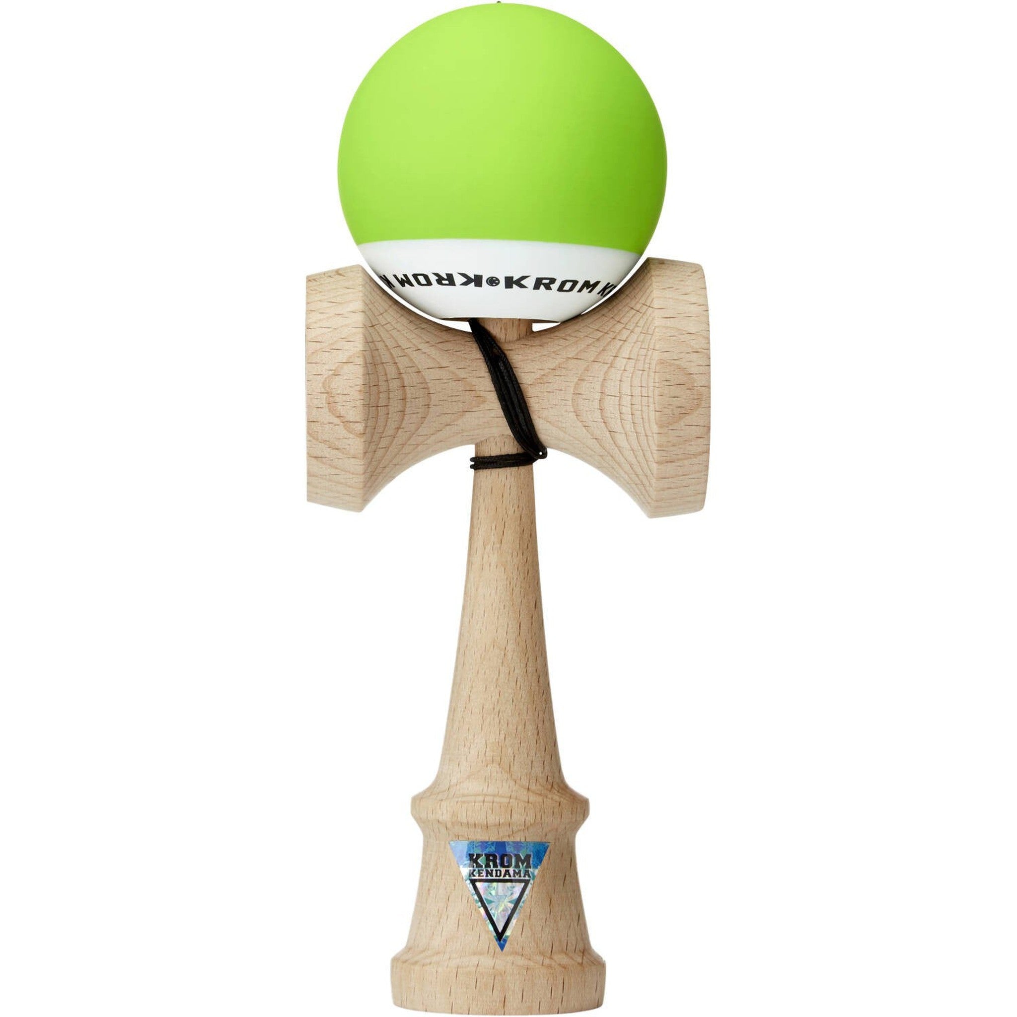 KROM Pop Rubber Kendama - Lime Green-ScootWorld.se