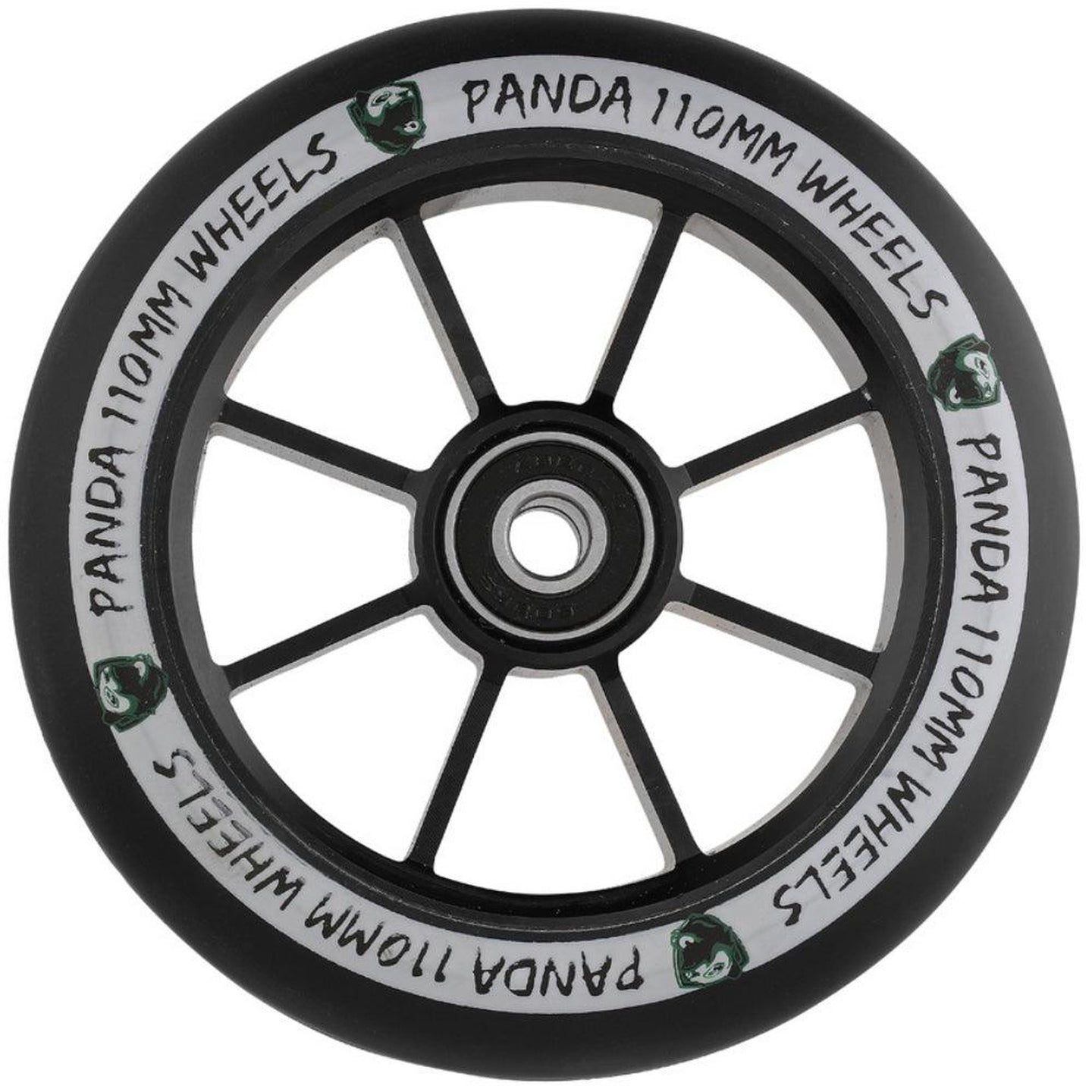 Panda Spoked V2 110mm Kickbike Hjul - Black