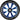 Revolution Supply Twin Core 110mm Kickbike Hjul - Blue-Hjul till sparkcyklar-ScootWorld.se