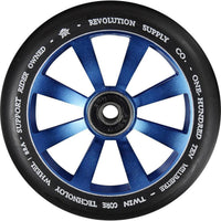 Revolution Supply Twin Core 110mm Kickbike Hjul - Blue-Hjul till sparkcyklar-ScootWorld.se