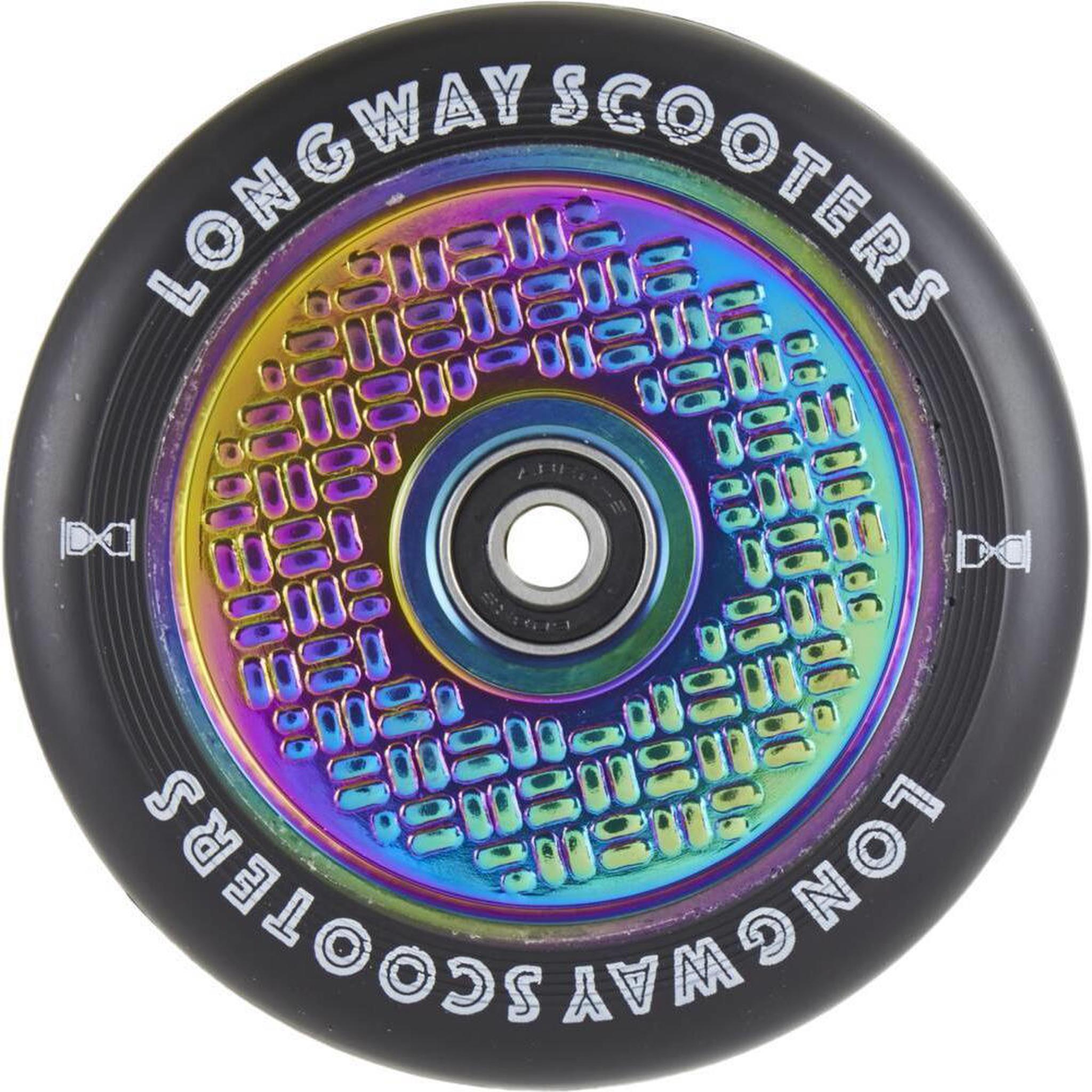 Longway FabuGrid Sparkcykel Hjul - Rainbow-Hjul till sparkcyklar-ScootWorld.se