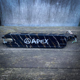 Apex ID Limited 4.5" Kickbike Deck - Black/White/Gold Splash