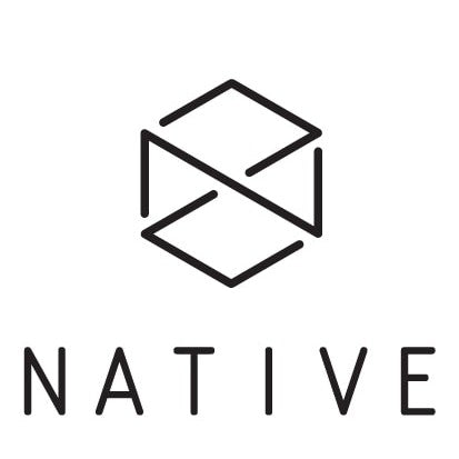 Native Logo Klistermærke Til Løbehjul - Hvid