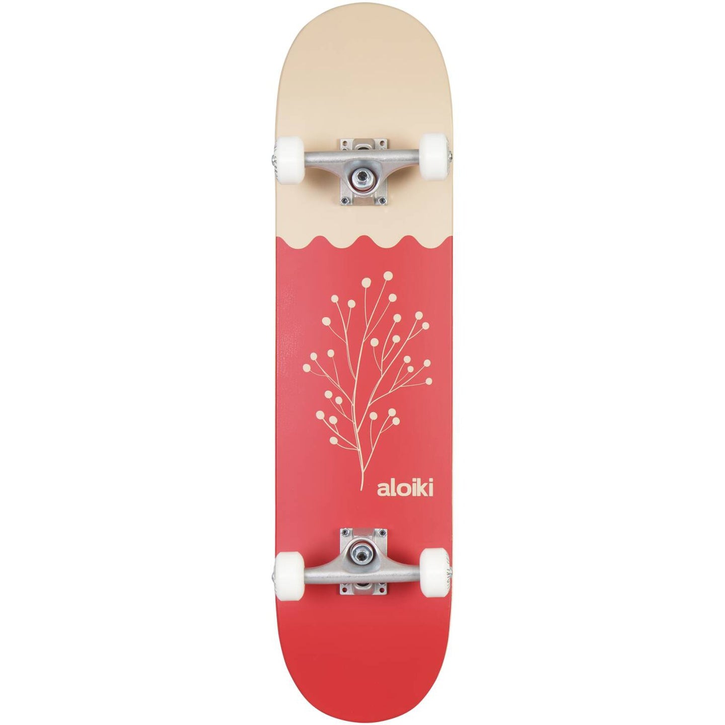 Aloiki Leaf komplett skateboard - Red