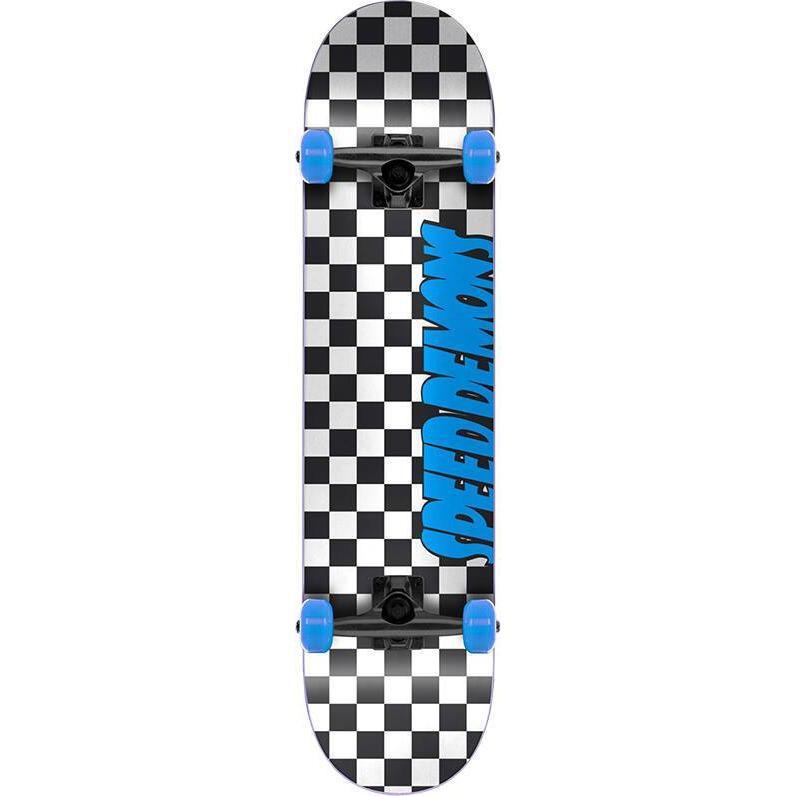 Speed Demons Checkers Komplett Skateboard - Checkers Blue