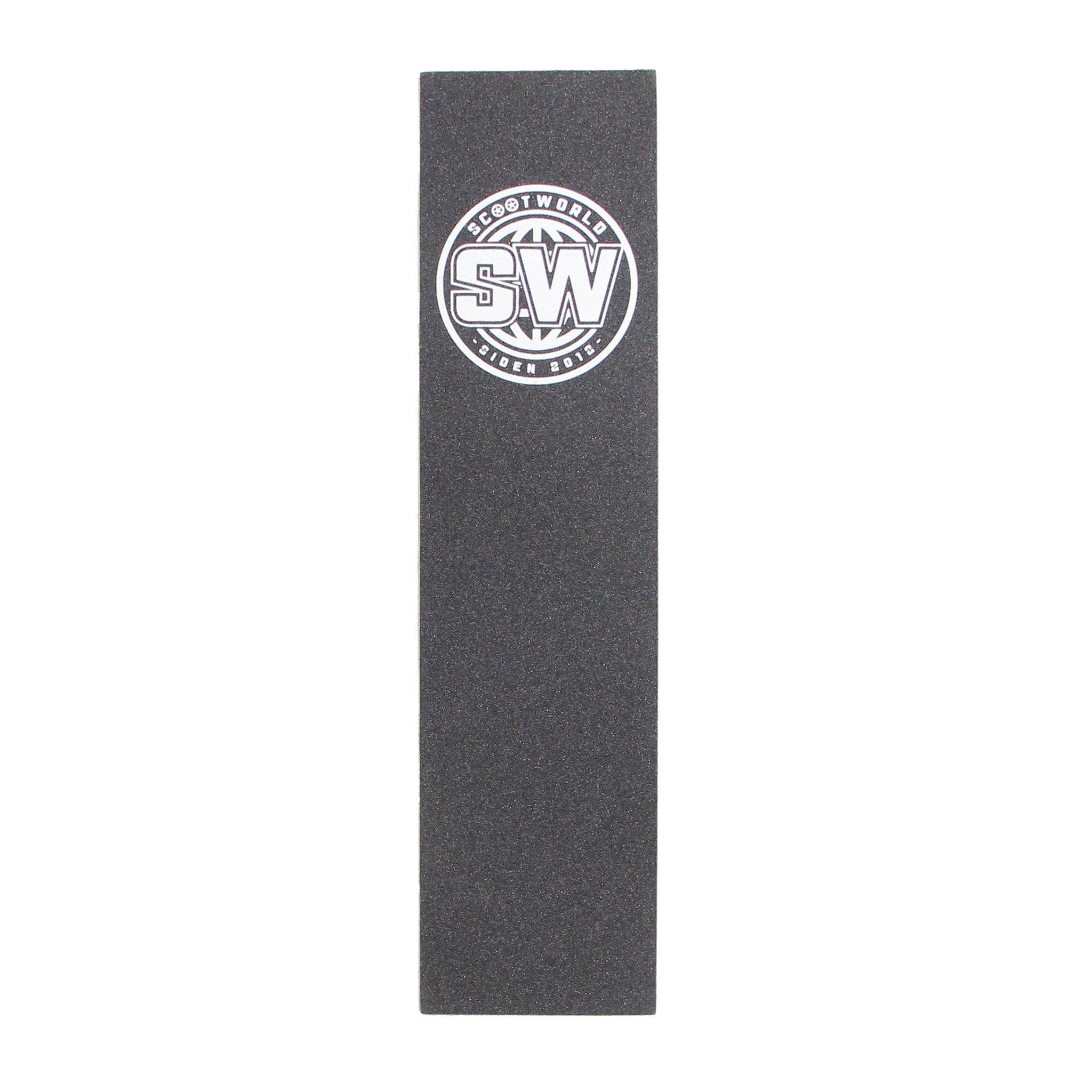 ScootWorld SW Logo Kickbike Griptape - White-Griptape till sparkcyklar-ScootWorld.se