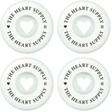 Heart Supply Clean Heart 99A Skateboard Hjul 4-Pak - White/Black