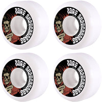 Jart Bondi 83B Skateboard Hjul 4-Pak - White/Black/Red