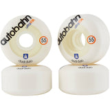 Autobahn Dual Duro Ultra Classic 97A Skateboard Hjul 4-Pak - White