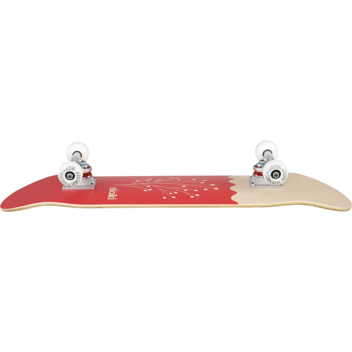 Aloiki Leaf komplett skateboard - Red